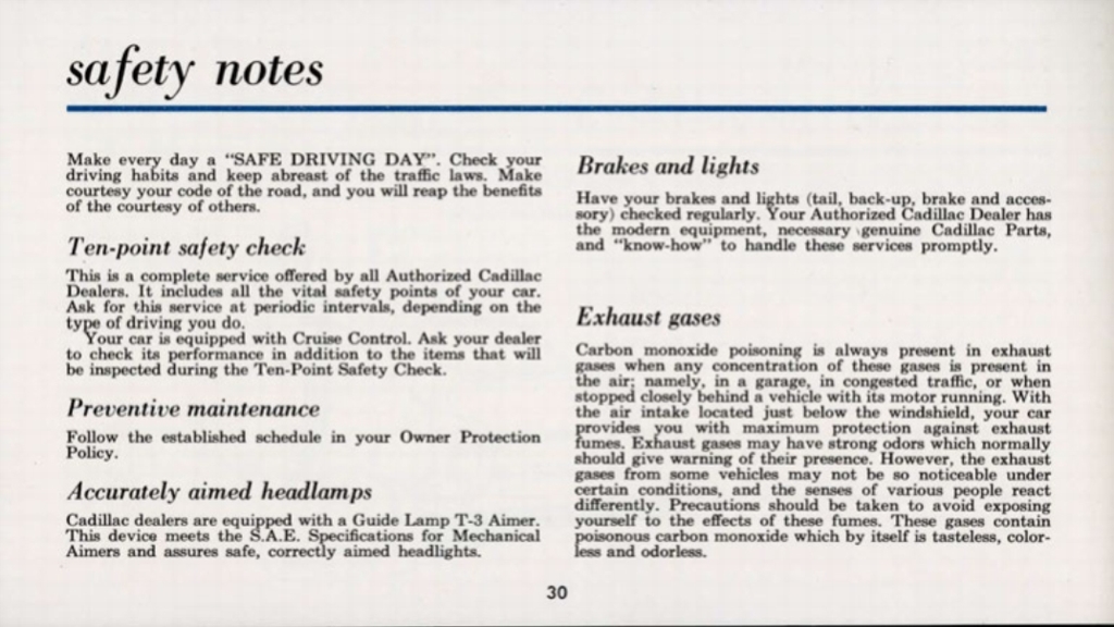 1959 Cadillac Eldorado Owners Manual Page 25